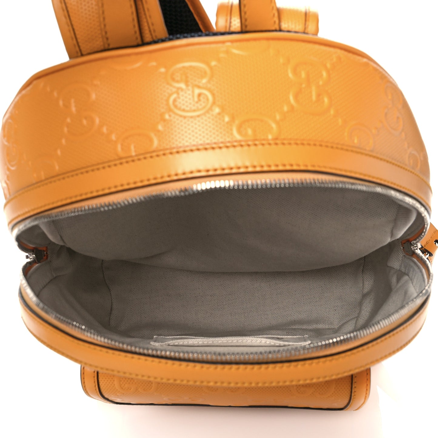 Calfskin GG Tennis Embossed Backpack Crop Black