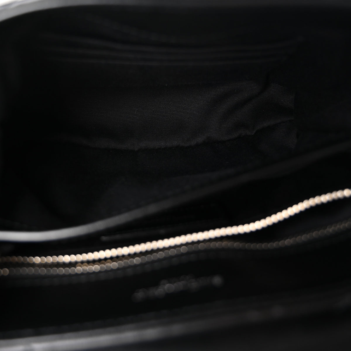Calfskin Y Quilted Monogram Toy Loulou Crossbody Bag Black