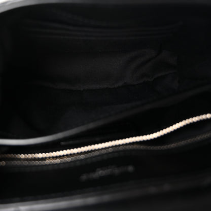 Saint Laurent Calfskin Y Quilted Monogram Toy Loulou Crossbody Bag Black 5 of 10