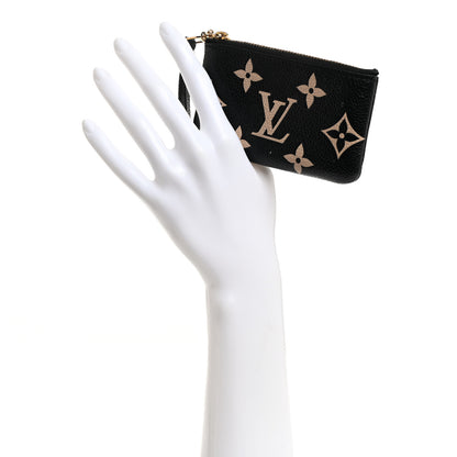 Louis Vuitton Empreinte Monogram Giant Key Pouch Black Beige 2 of 6