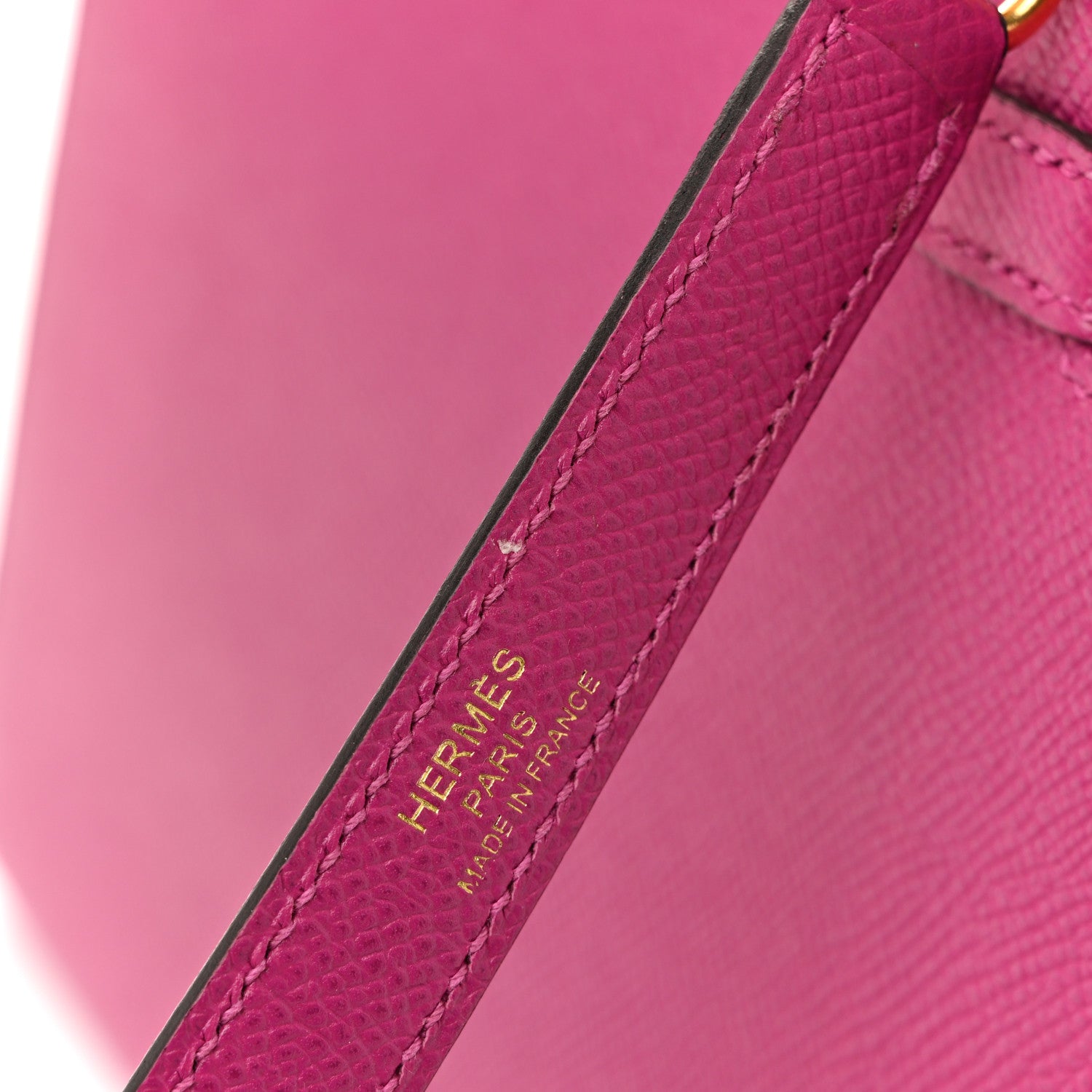 Hermes Epsom Horseshoe Kelly Sellier 25 Rose Pourpre Anemone 13 of 15