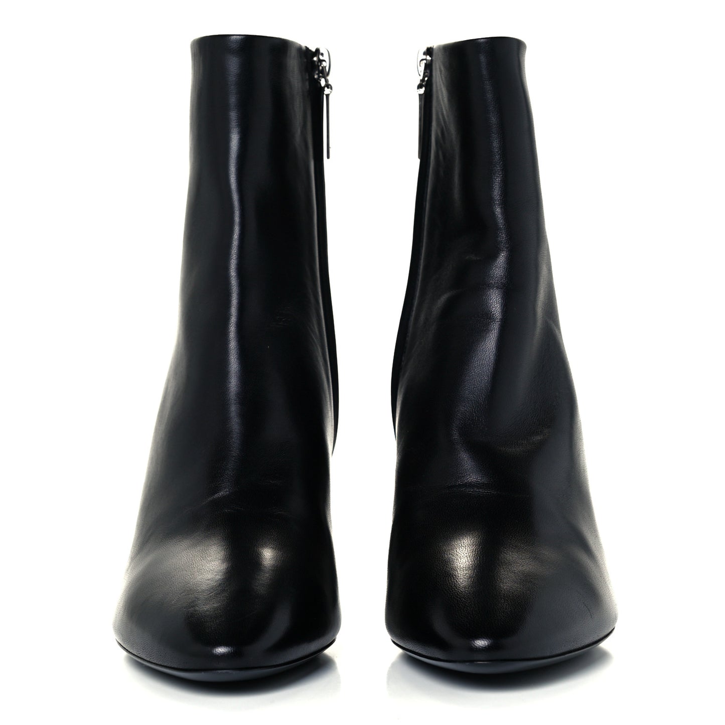 Nappa Vendome Loulou Ankle Zip Boot 39 Black