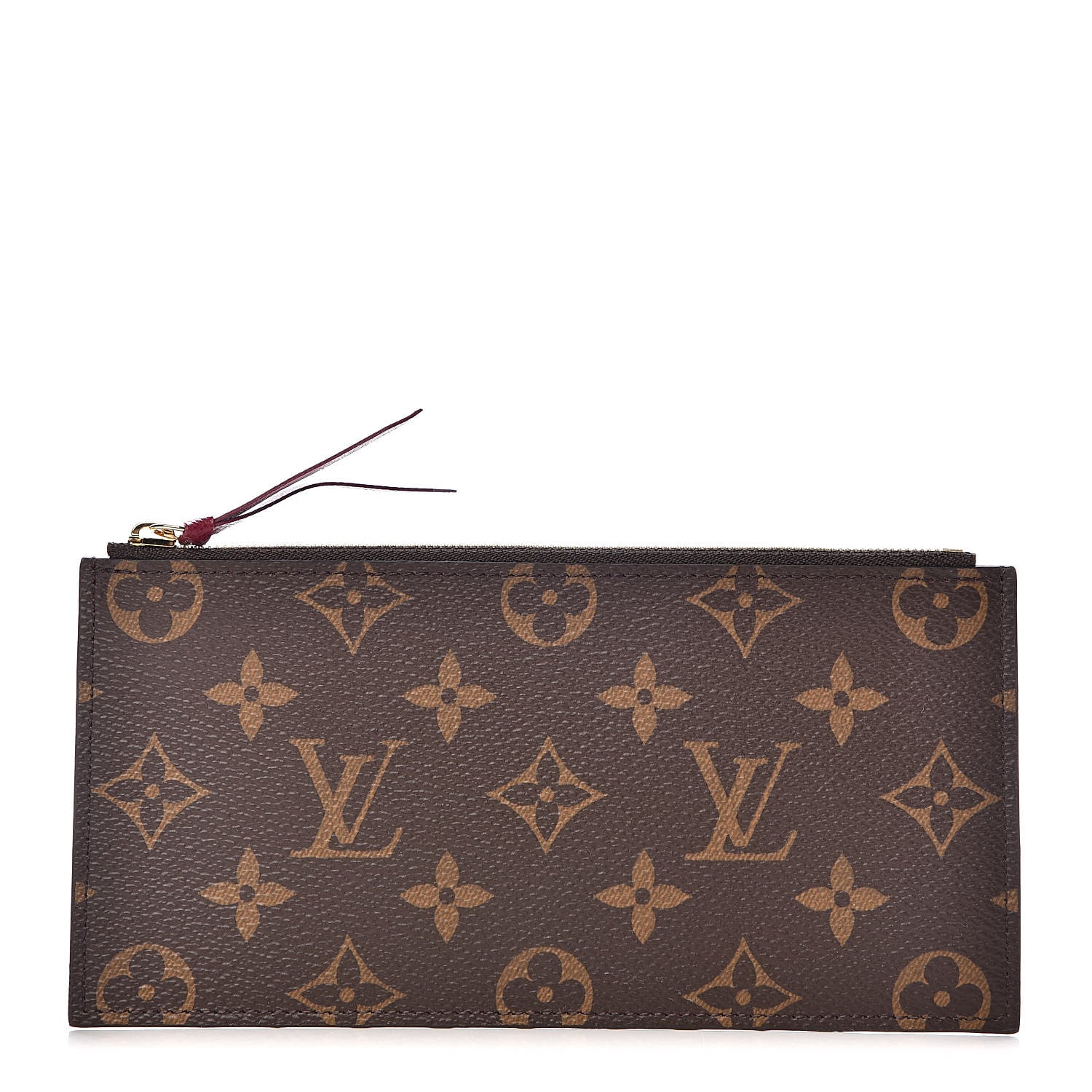 Louis Vuitton Monogram Felicie Chain Wallet Zippered Insert Fuchsia 1 of 6