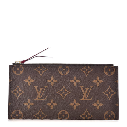 Louis Vuitton Monogram Felicie Chain Wallet Zippered Insert Fuchsia 1 of 6
