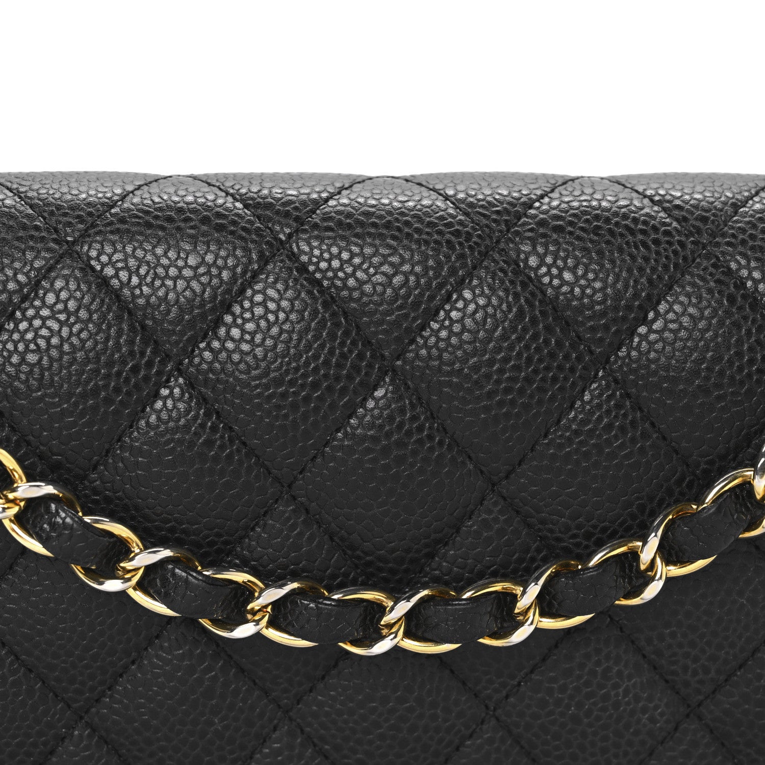 Chanel Caviar Quilted Medium Double Flap Black 8 of 13