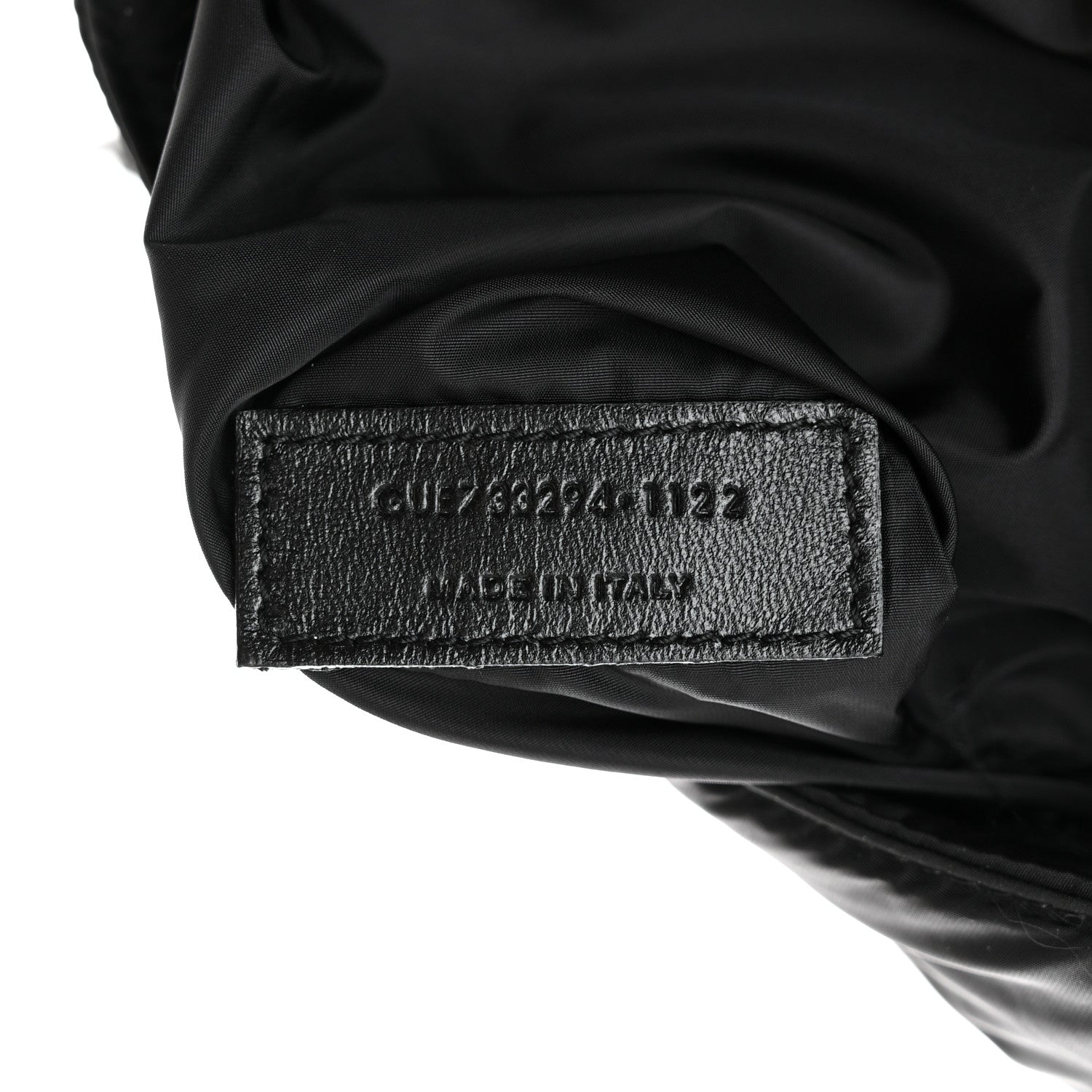 Saint Laurent Econyl Nylon Le 5 A 7 Hobo Black White 7 of 10