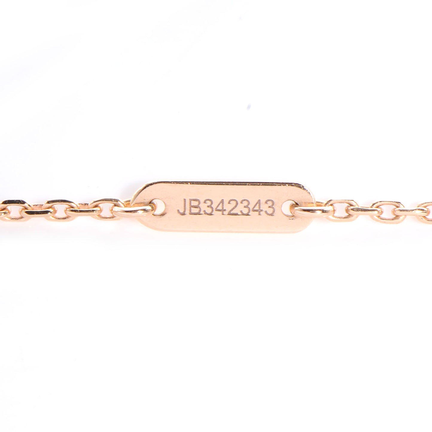18K Rose Gold Sweet Alhambra Pendant Necklace