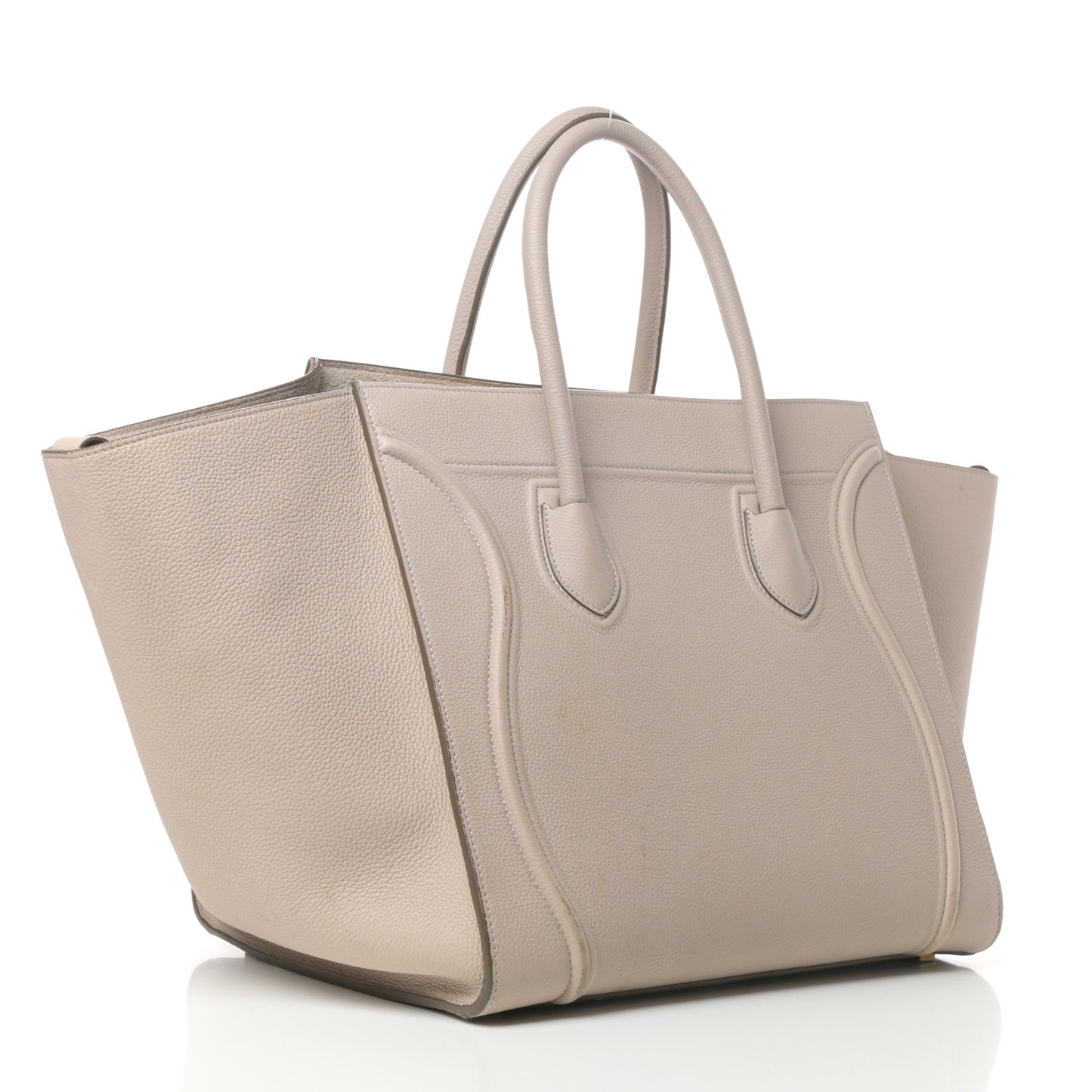 Grained Calfskin Medium Phantom Luggage Grey