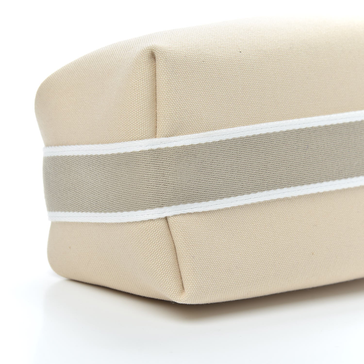 Hermes Canvas Small Bride-A-Brac Pouch Natural 7 of 8