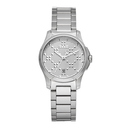 Gucci Stainless Steel 27mm G-Timeless Diamante Quartz Watch 1 of 5