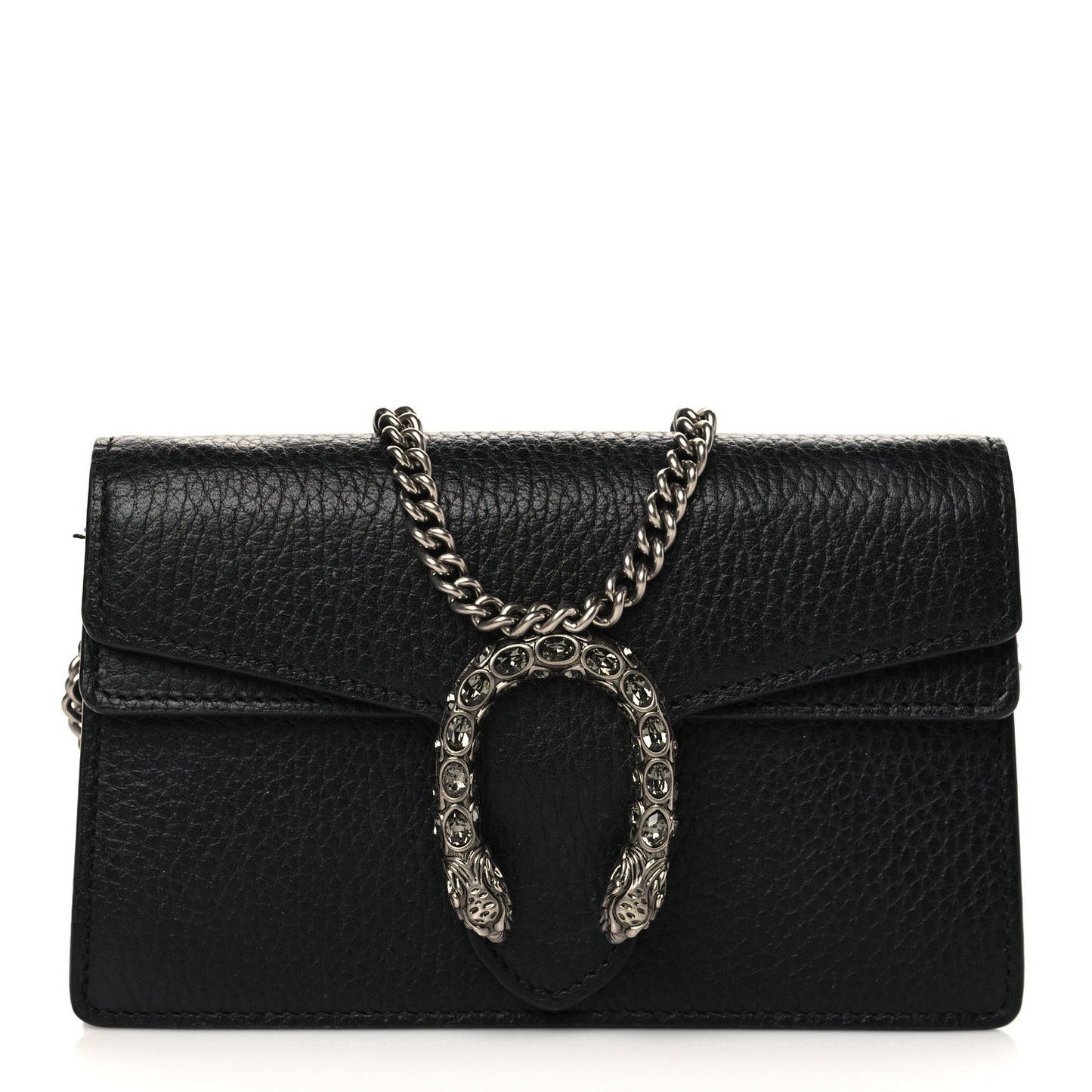 Calfskin Super Mini Dionysus Shoulder Bag Black
