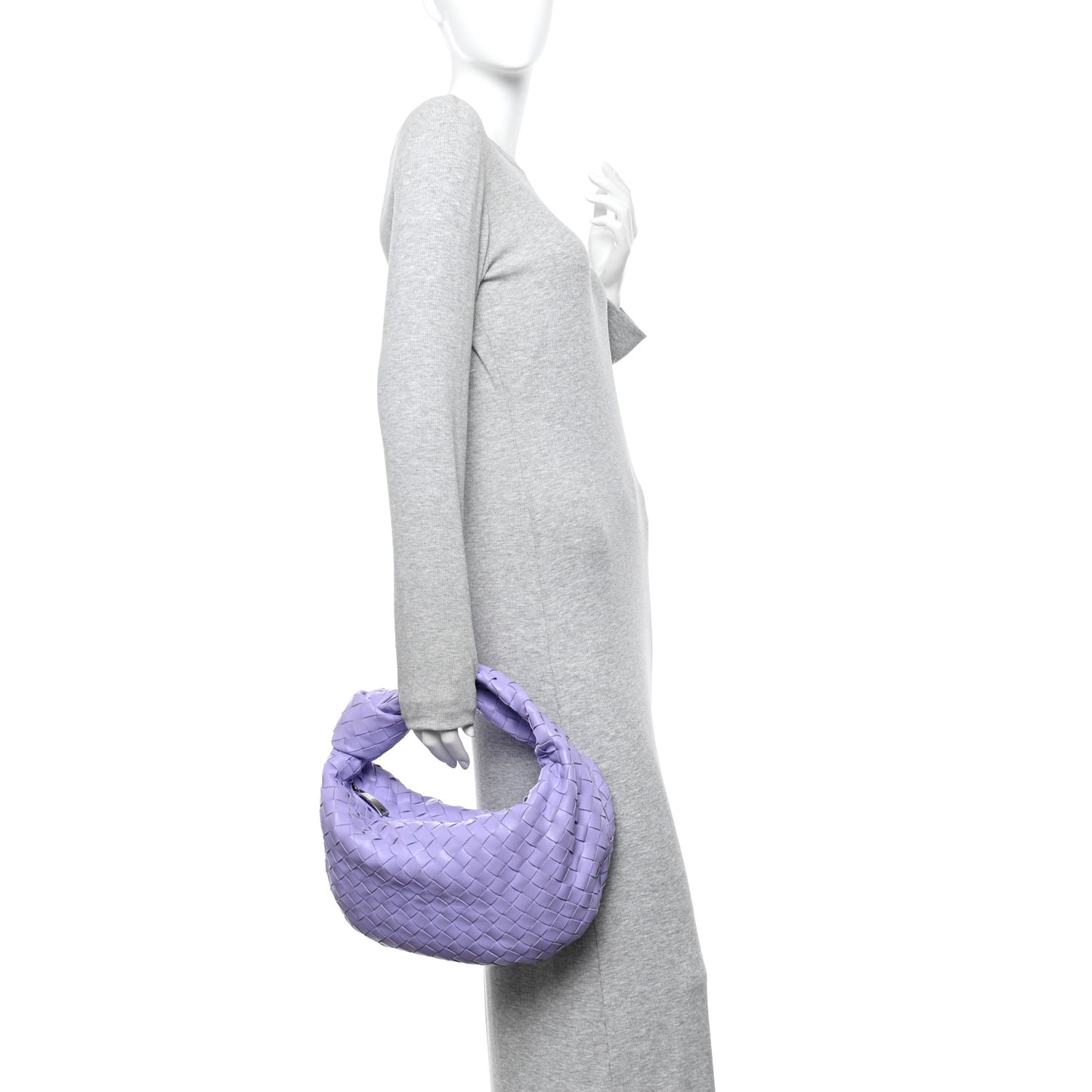 Nappa Intrecciato Teen Jodie Hobo Wisteria