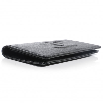 Chanel Caviar Yen CC Wallet Black 4 of 9