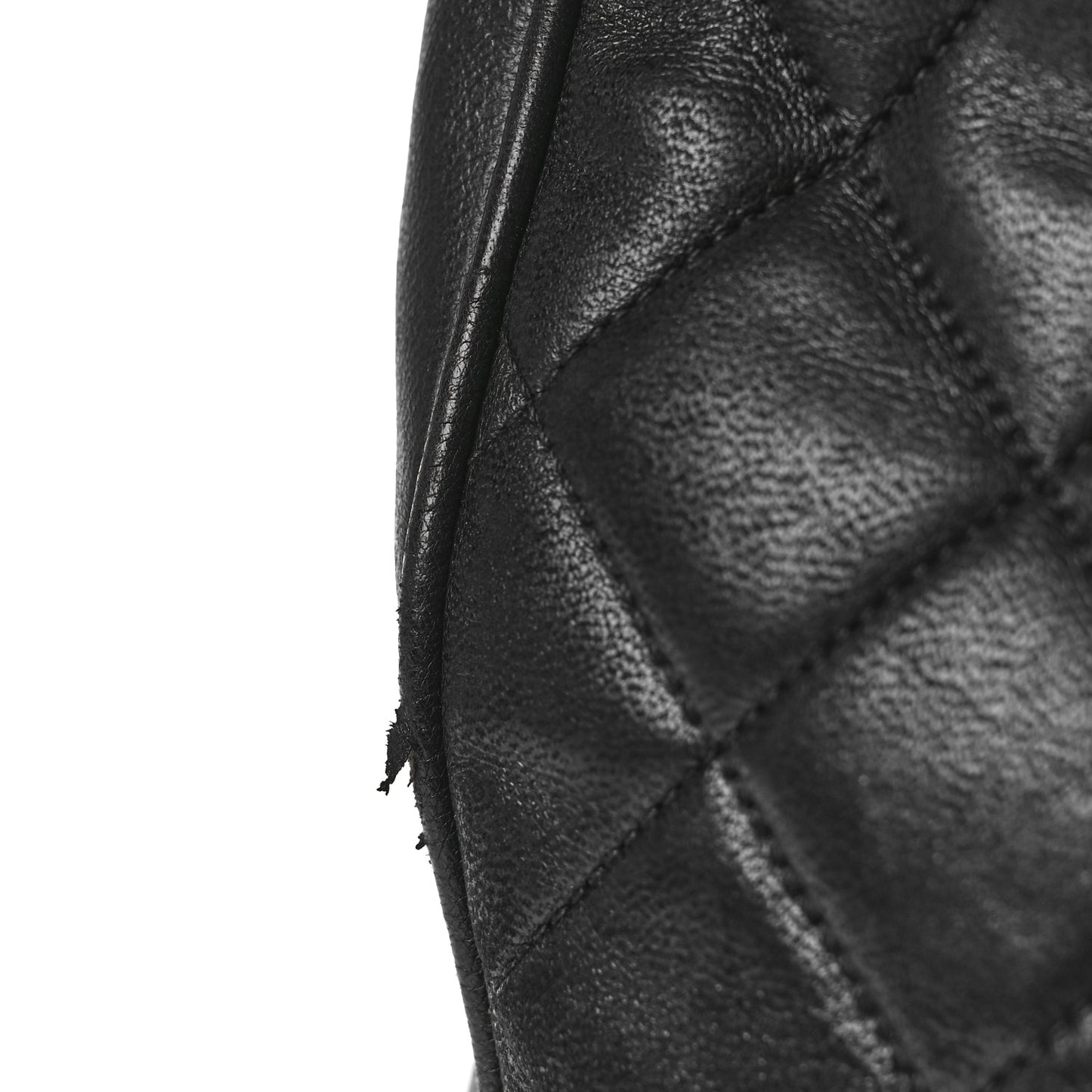 Lambskin Quilted Shoulder Bag Black