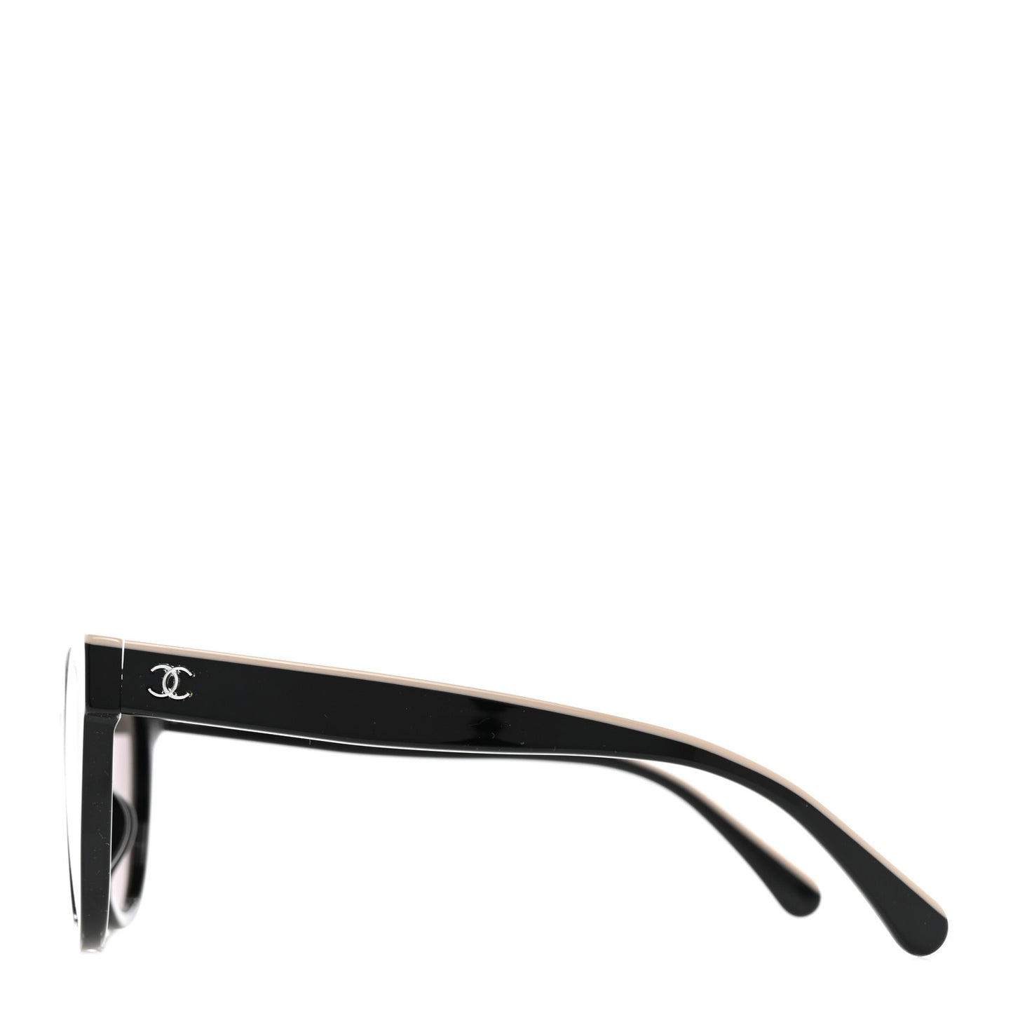 Acetate CC Butterfly Sunglasses 5414 Black Beige