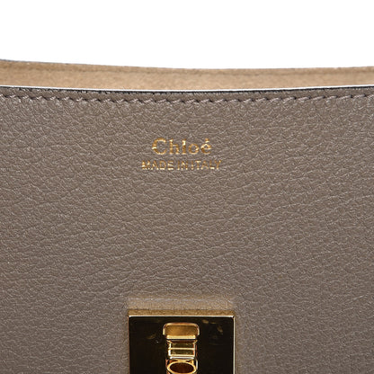 Chloe Grained Lambskin Mini Drew Shoulder Bag Motty Grey 6 of 7