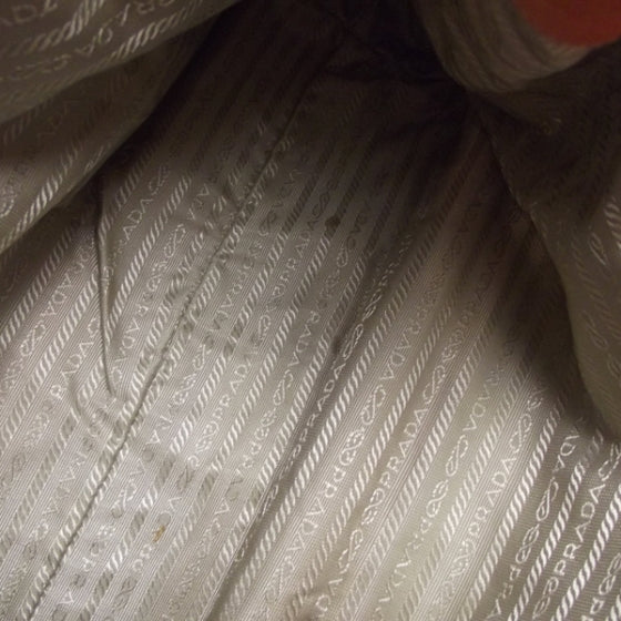 Prada Vitello Daino Tote Orange 7 of 11