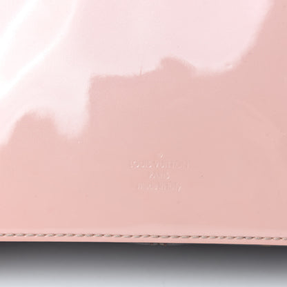 Louis Vuitton Patent Calfskin Monogram Cherrywood BB Rose Ballerine 14 of 16