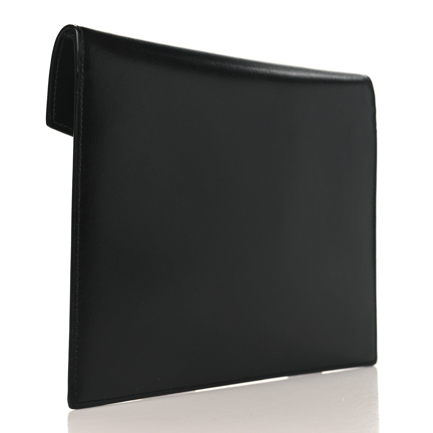 Saint Laurent Smooth Shiny Calfskin Monogram Uptown Baby Pouch Black 3 of 7