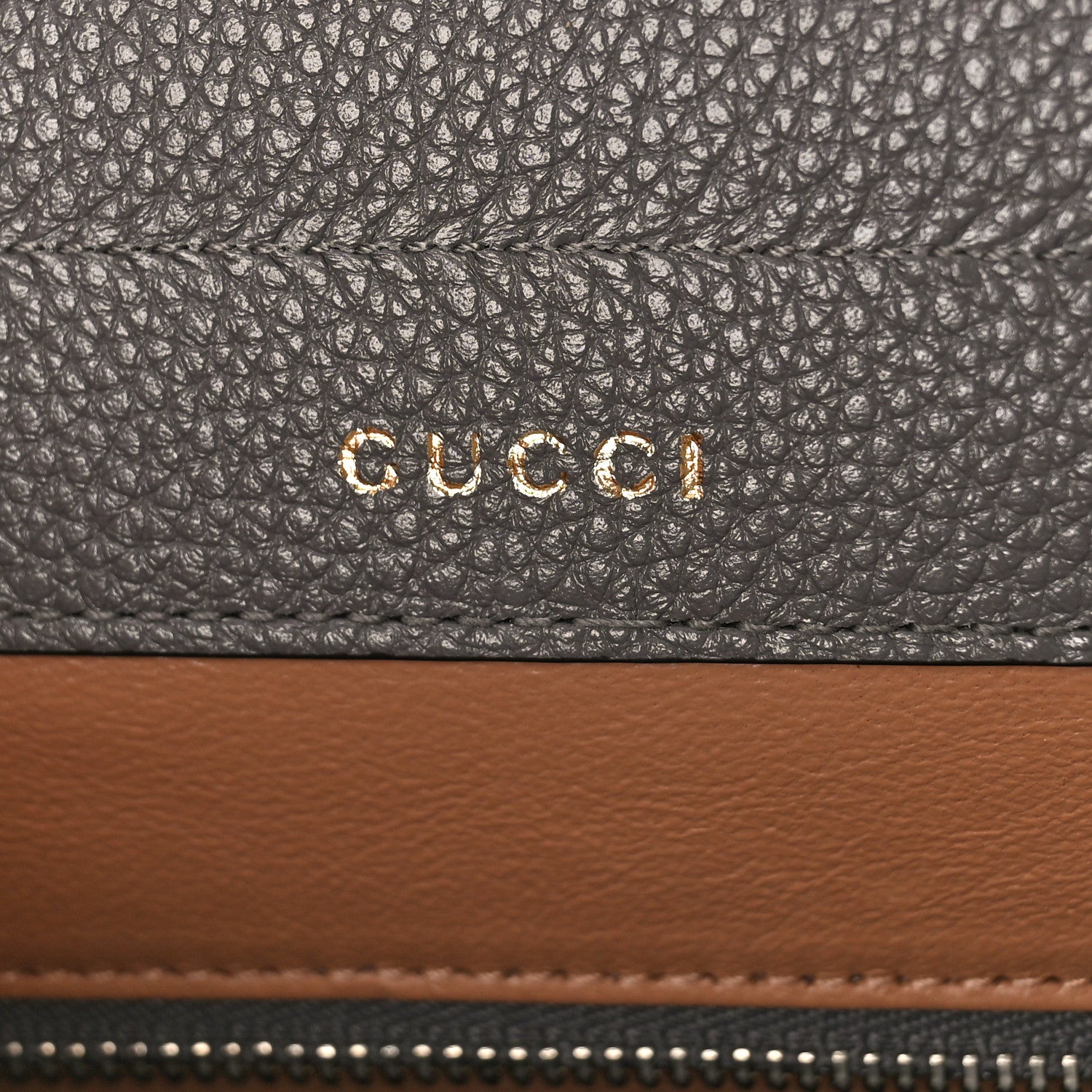 Gucci Grainy Calfskin Small Zumi Top Handle Bag Dusty Grey 6 of 11