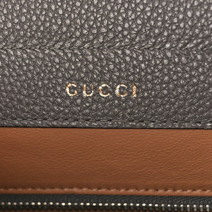 Gucci Grainy Calfskin Small Zumi Top Handle Bag Dusty Grey 6 of 11