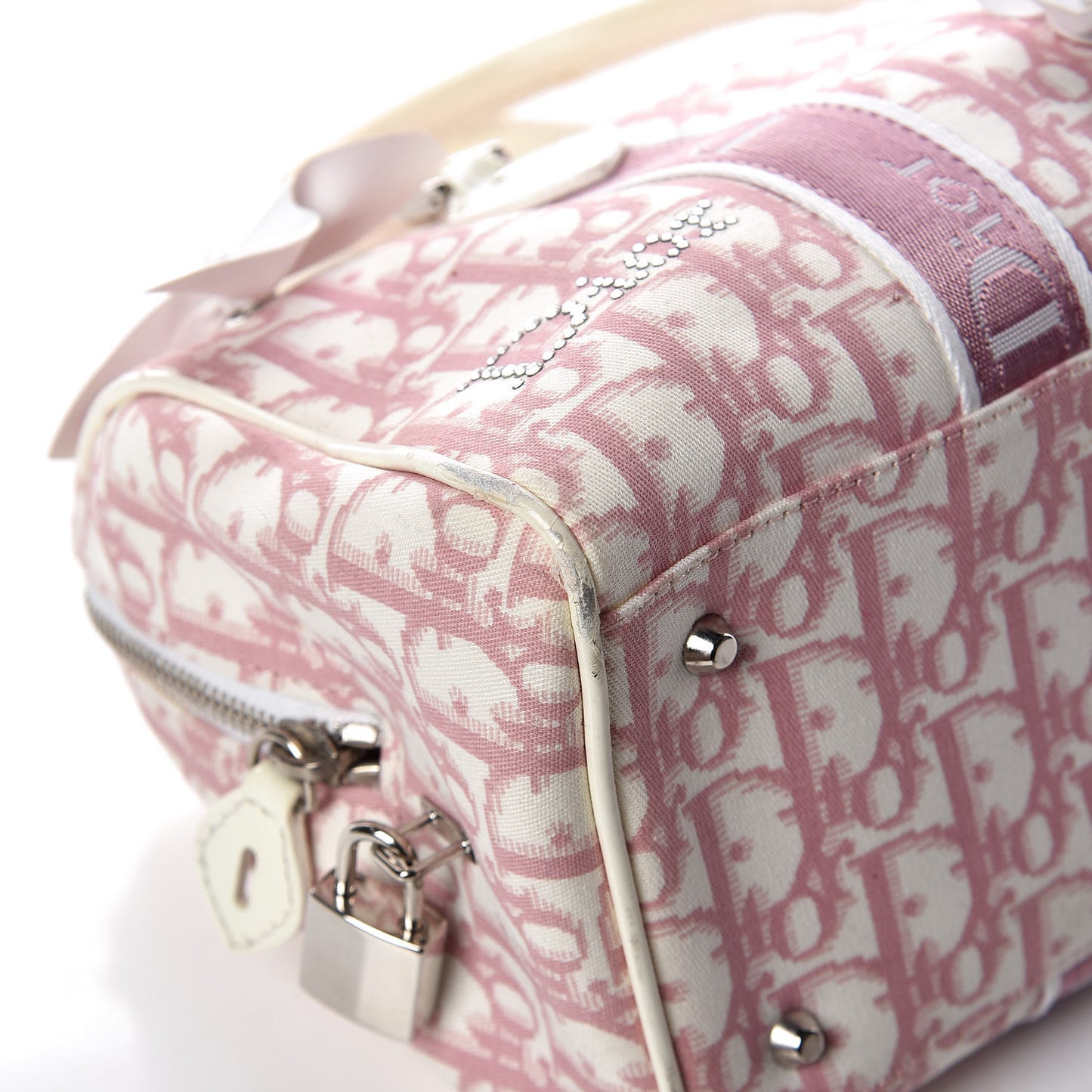 Monogram Girly Boston Pink