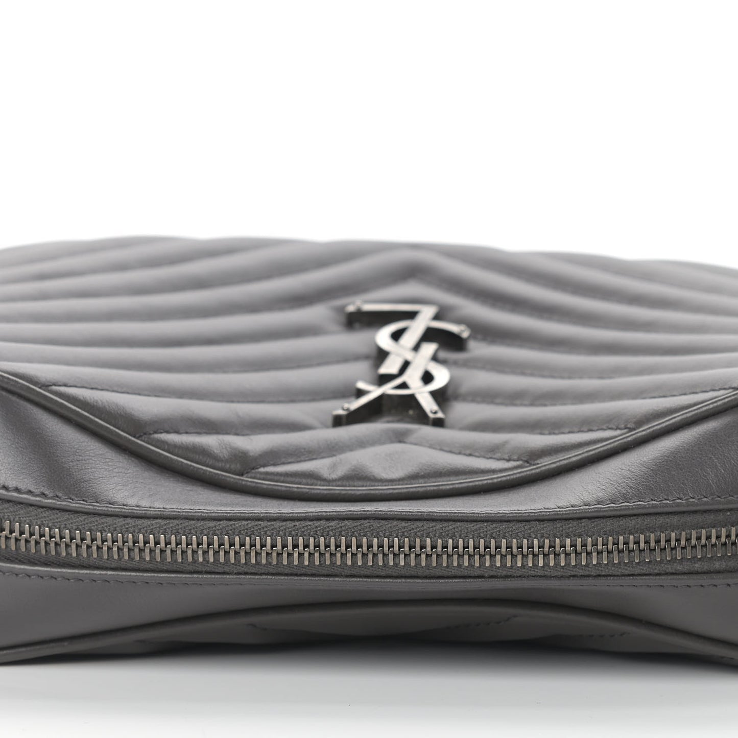 Calfskin Matelasse Monogram Lou Camera Bag Grey