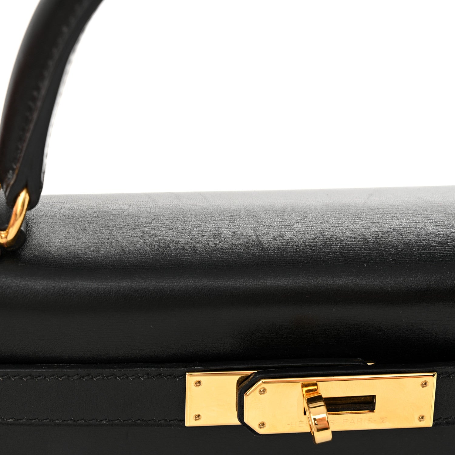 Hermes Box Kelly Retourne 28 Black 12 of 13
