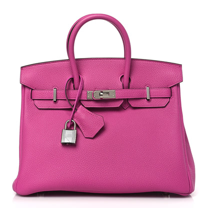 Hermes Togo Birkin 25 Rose Pourpre 1 of 9