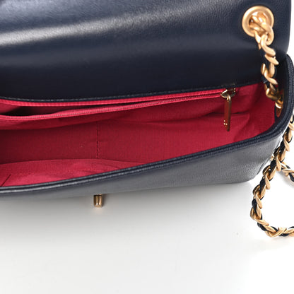 Chanel Caviar Quilted Medium Fashion Therapy Flap Navy Blue 5 of 9