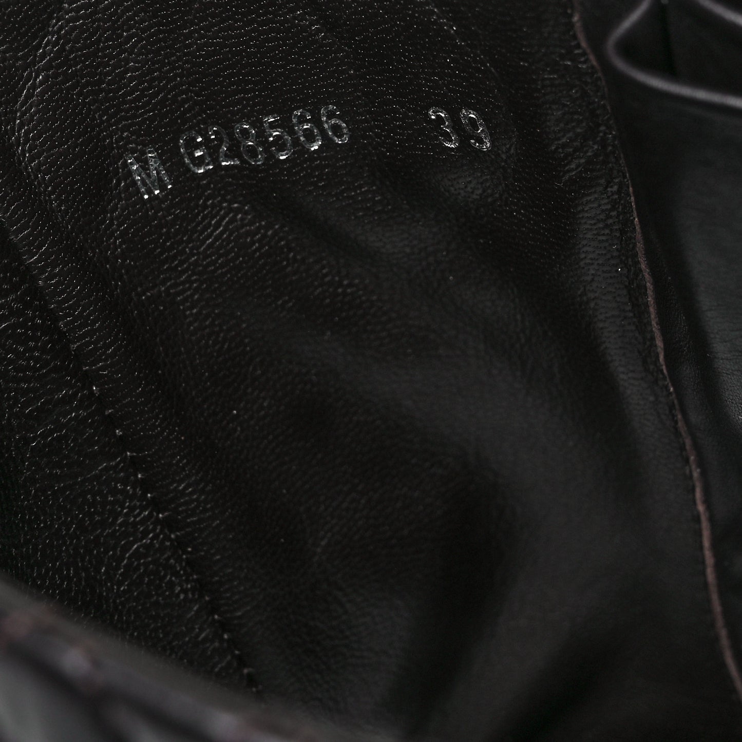 Calfskin Quilted Biker Boots 39 Brown