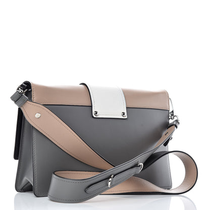 Prada City Calf Ribbon Bag Cammeo White Marmo 3 of 9