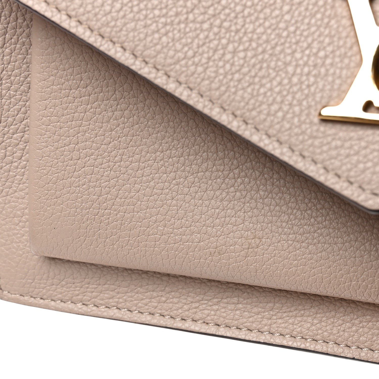 Louis Vuitton Soft Calfskin My Lockme Chain Pochette Greige 7 of 11