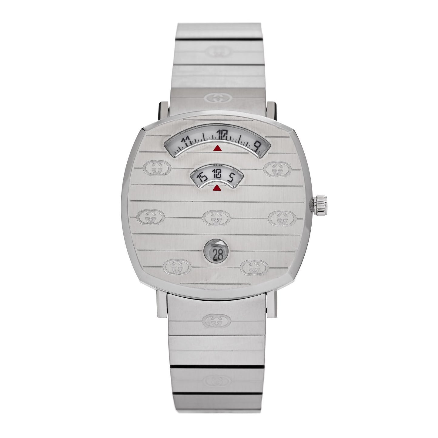 Stainless Steel 35mm Grip Quartz Watch