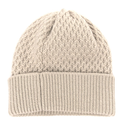 Chanel Cashmere CC Beanie Hat Ivory Black 2 of 3