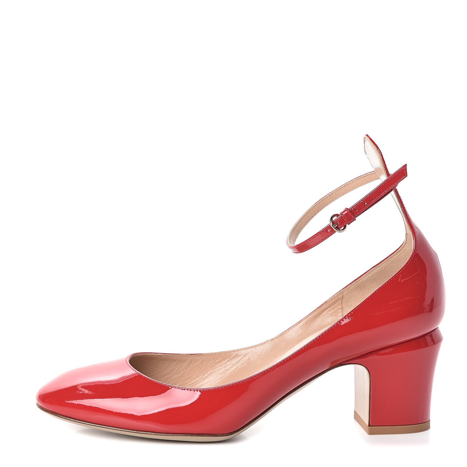 Valentino Garavani Patent Tan-Go Mary Jane 60mm Pumps 39 Rosso Valentino 1 of 7