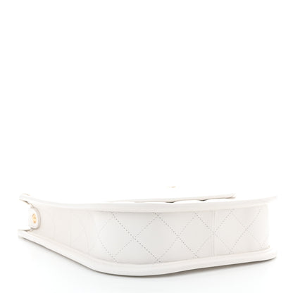 Chanel Calfskin Quilted Small Hobo White 4 of 10