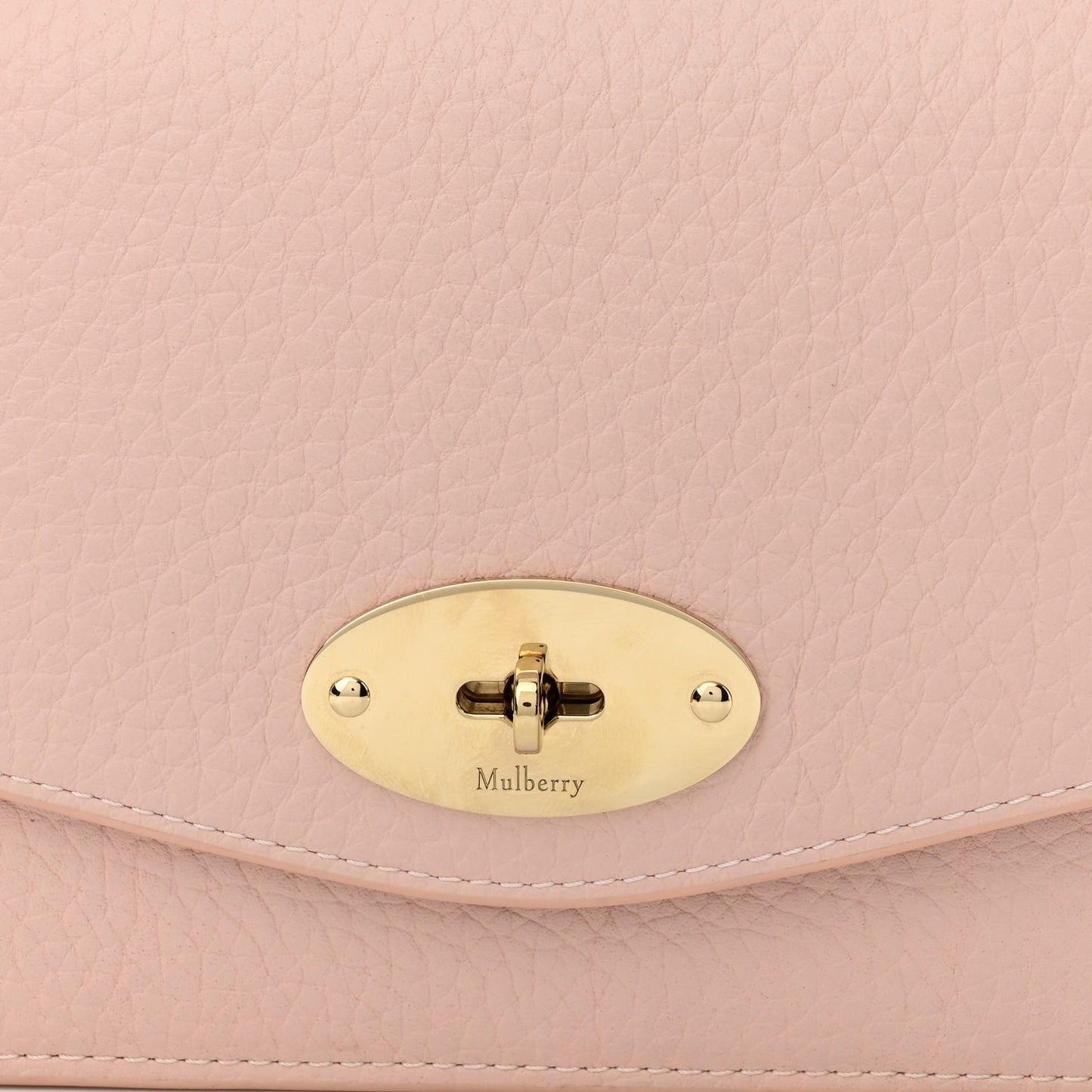 Small Classic Grain Calfskin Small Darley Powder Pink