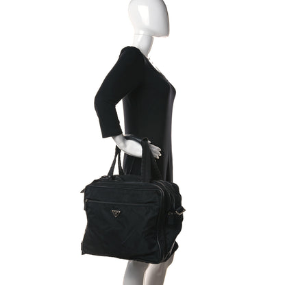 Prada Tessuto Nylon Viaggio Travel Bag Black 2 of 19