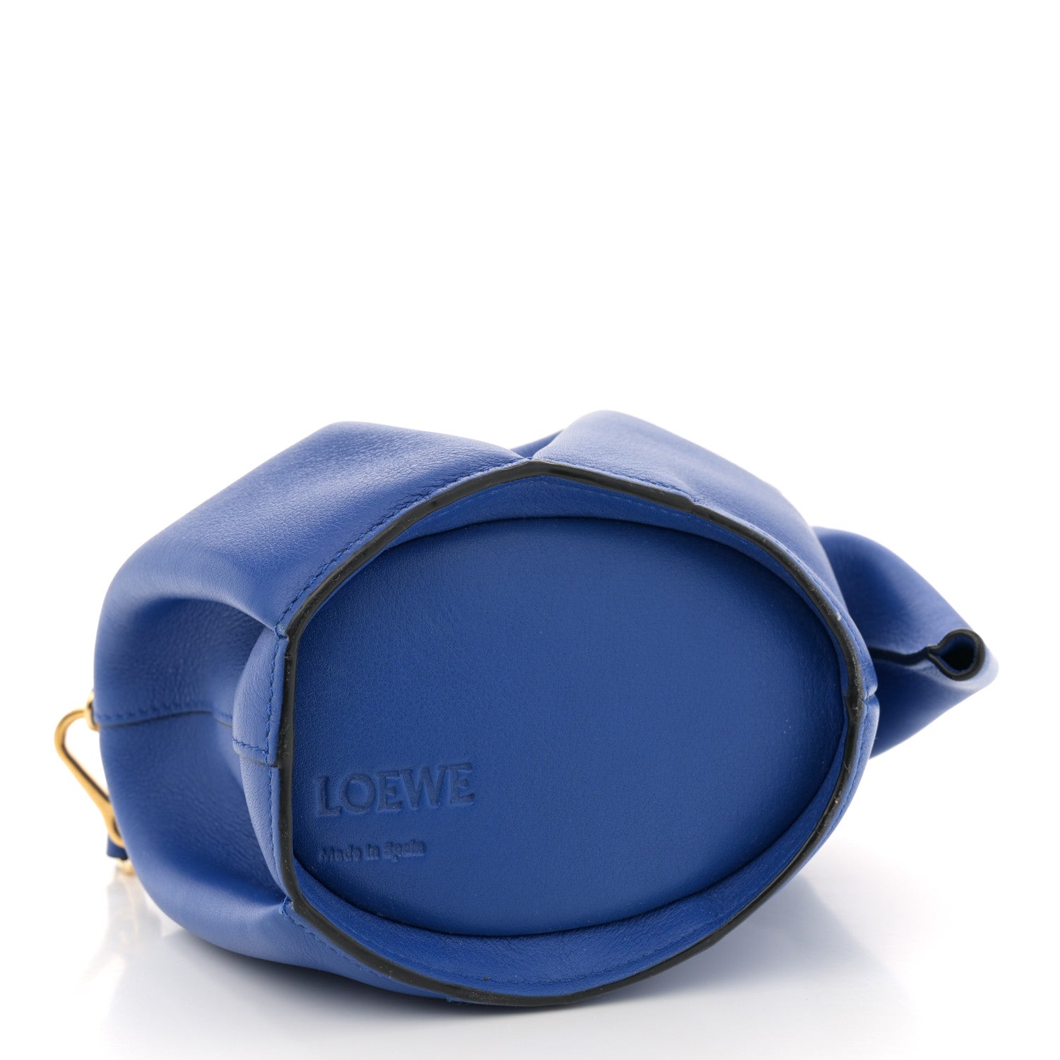 Loewe Calfskin Mini Elephant Crossbody Bag Electric Blue 4 of 13