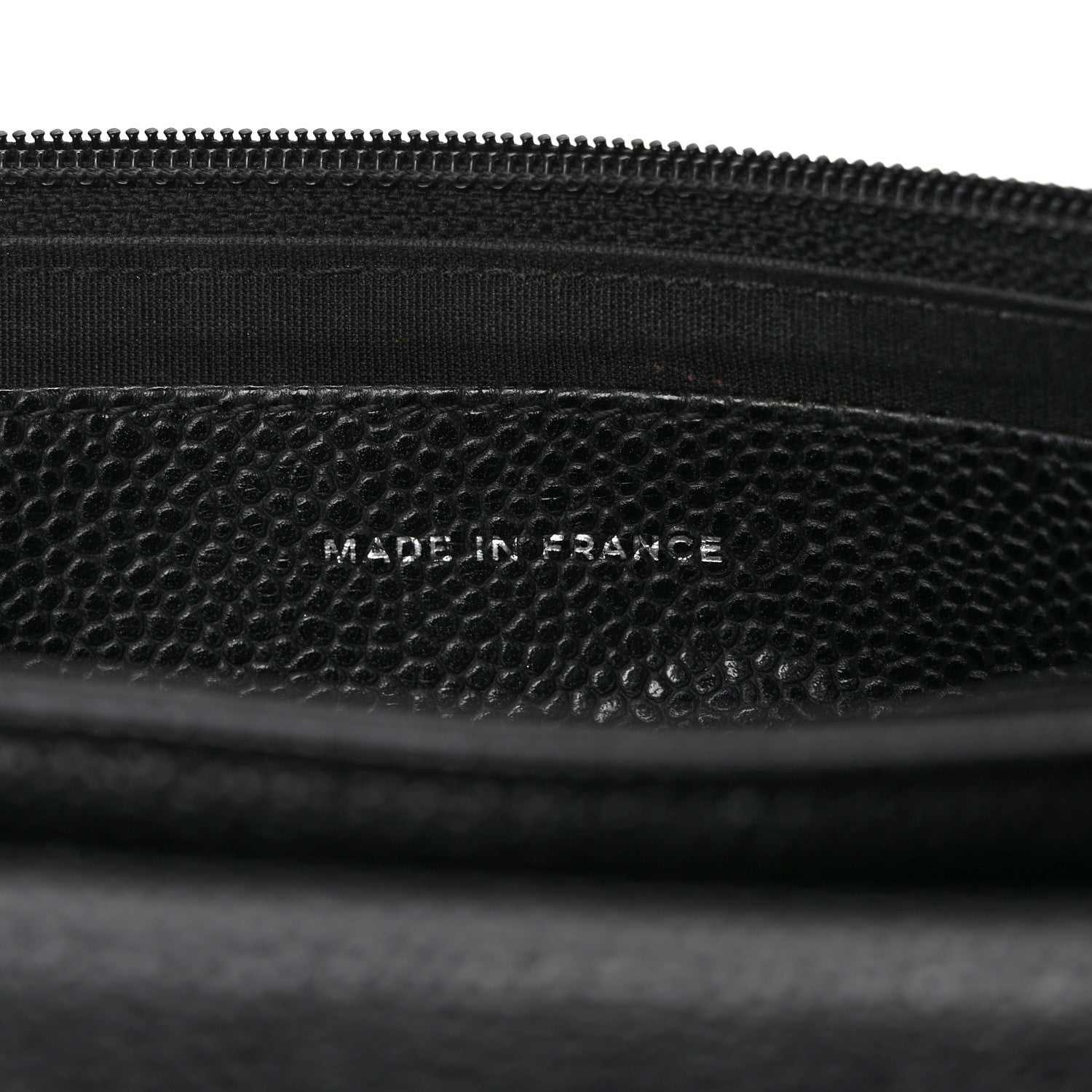 Chanel Caviar Half Moon Wallet On Chain WOC Black 7 of 11