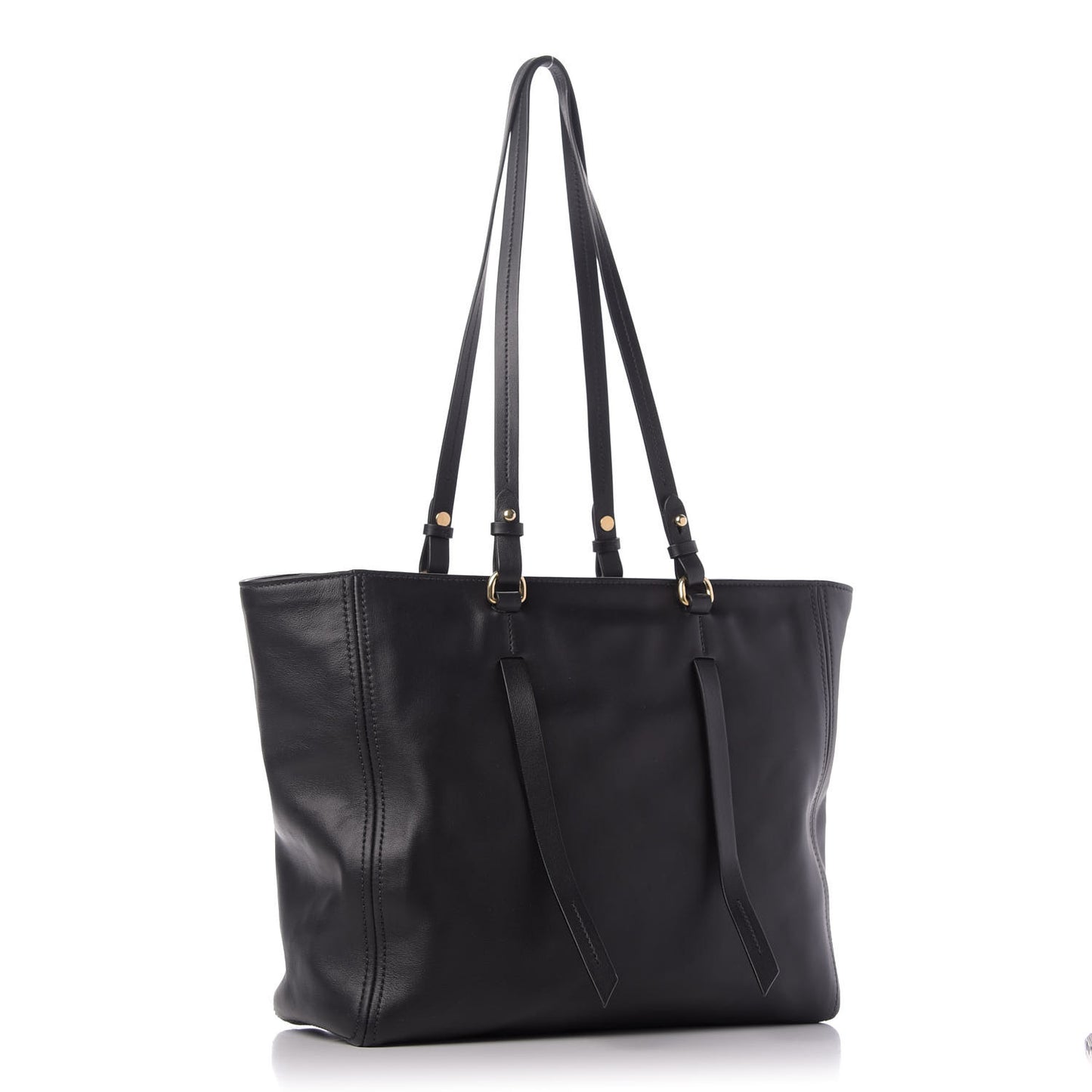 Vitello Soft Calfskin Tote Black