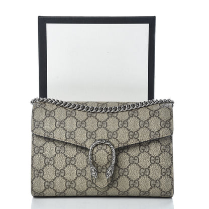 Gucci GG Supreme Monogram Mini Dionysus Chain Wallet Beige Taupe 11 of 11