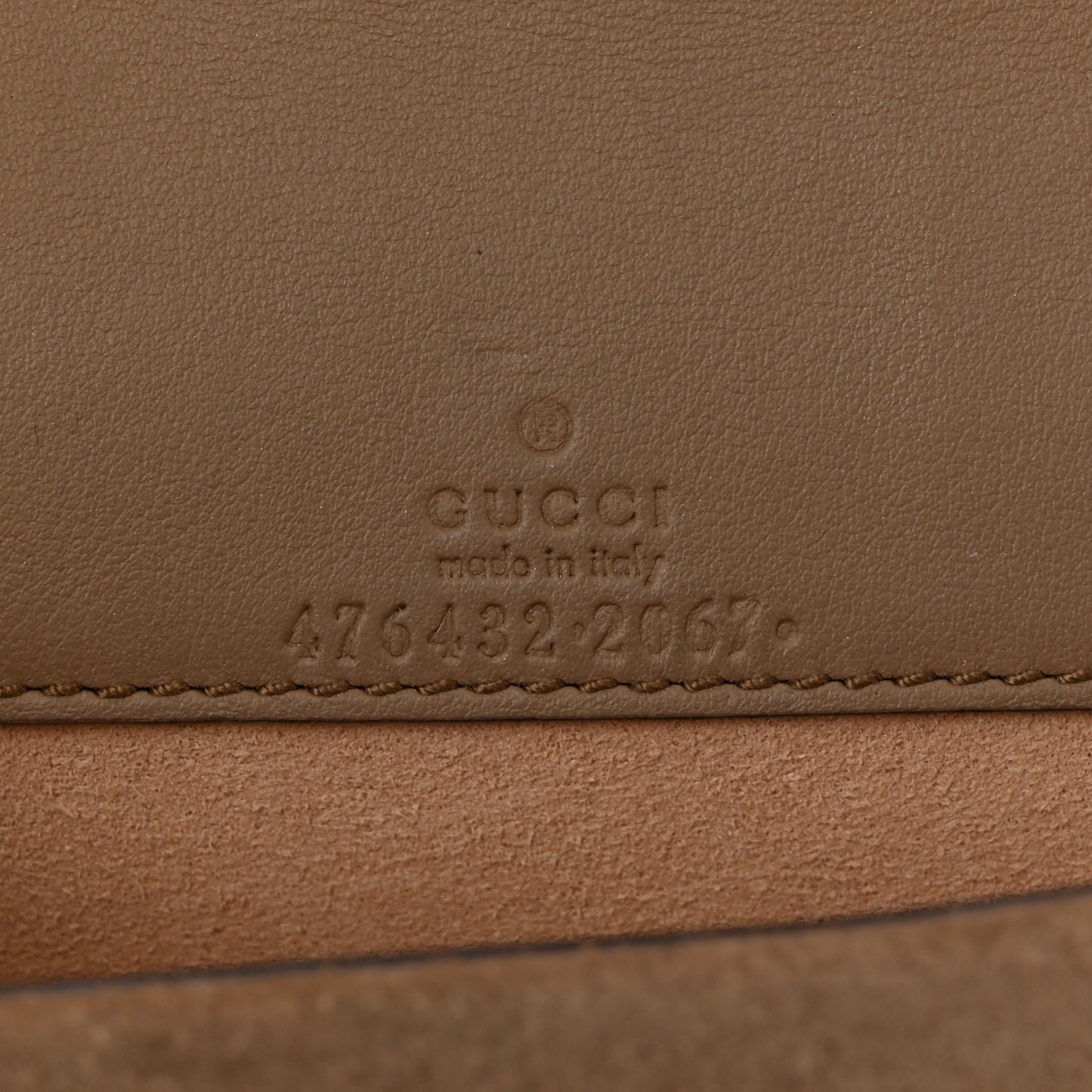 GG Supreme Monogram Super Mini Dionysus Shoulder Bag Taupe