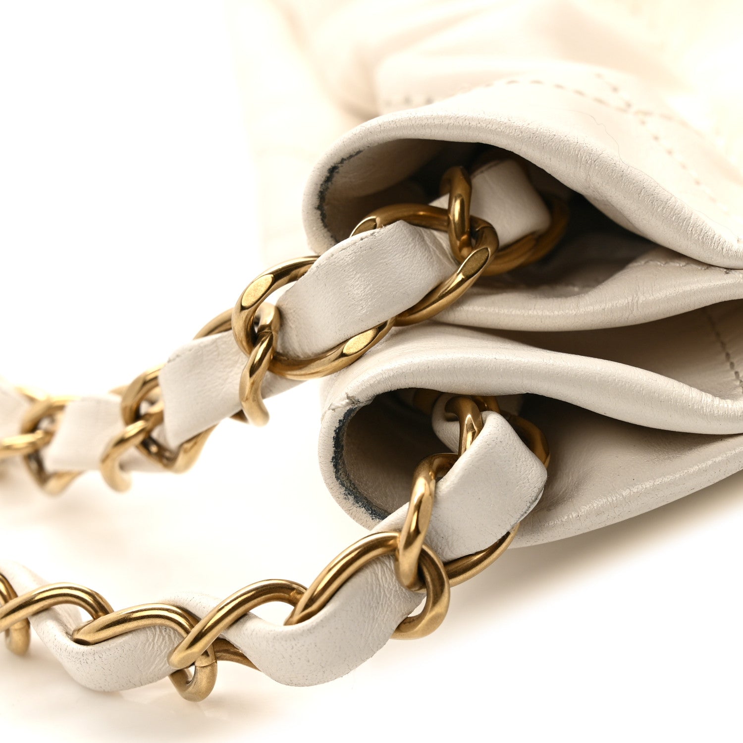 Chanel Calfskin Quilted Small Chanel 22 White 13 of 14