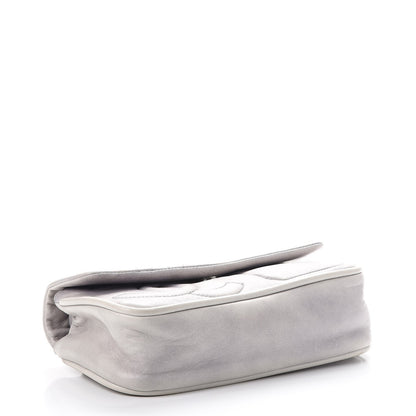 Chanel Lambskin Diagonal CC Chain Flap Grey 4 of 12