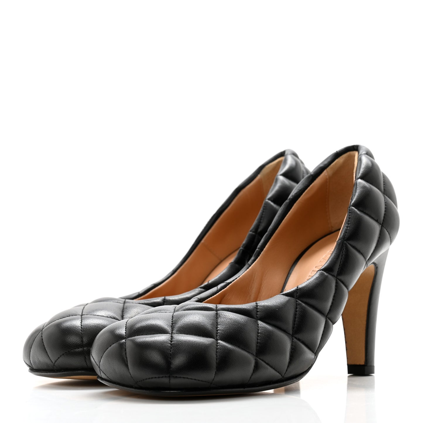 Nappa Matelasse Padded Dream Pumps 35 Black