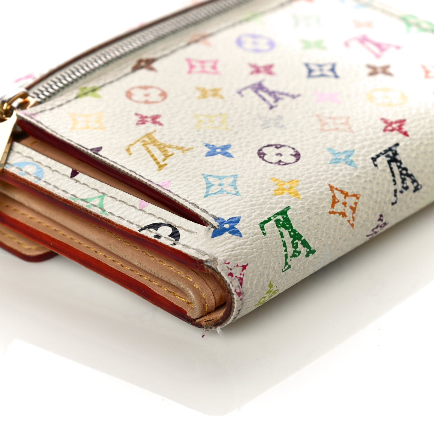 Monogram Multicolor Koala Wallet White