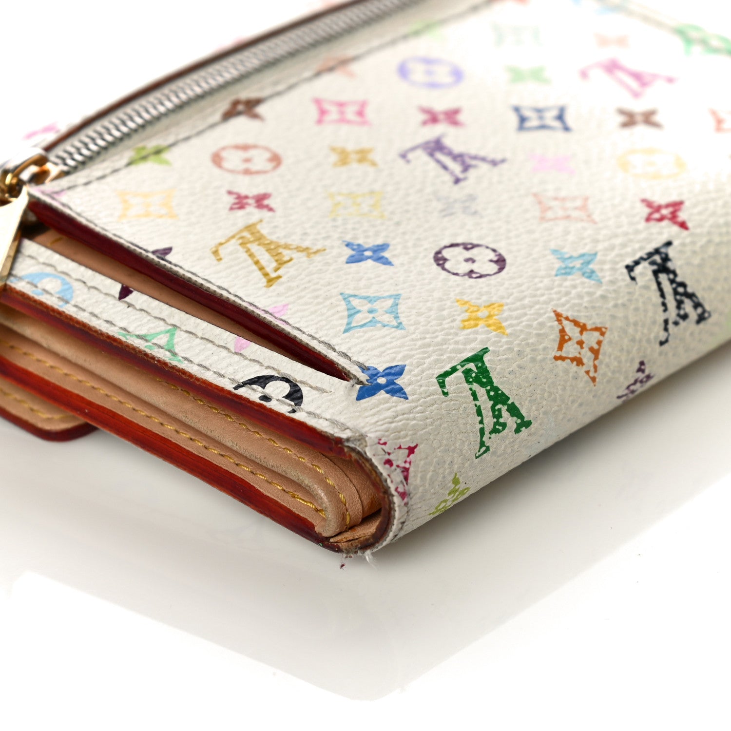 Louis Vuitton Monogram Multicolor Koala Wallet White 10 of 22