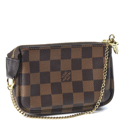 Louis Vuitton Damier Ebene Mini Pochette Accessories 2 of 8